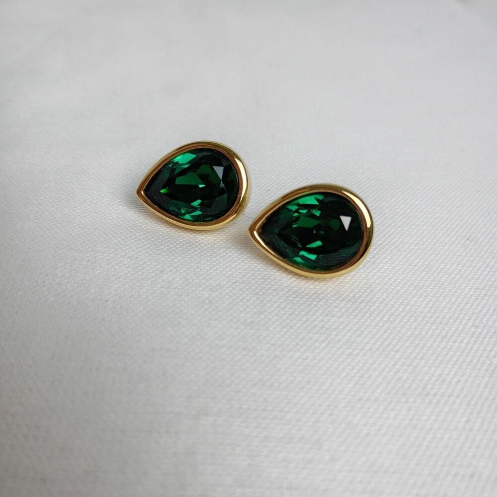 Swarovski Women's Green and Gold Jewelry